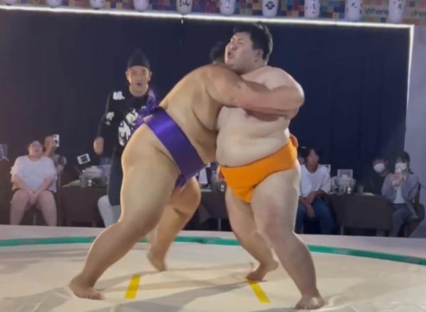 Osaka: Sumo Show & Experience w/ Optional Kimono & Hot Pot - The Sumo Experience After the Show: Fighting, Learning, and a Lottery