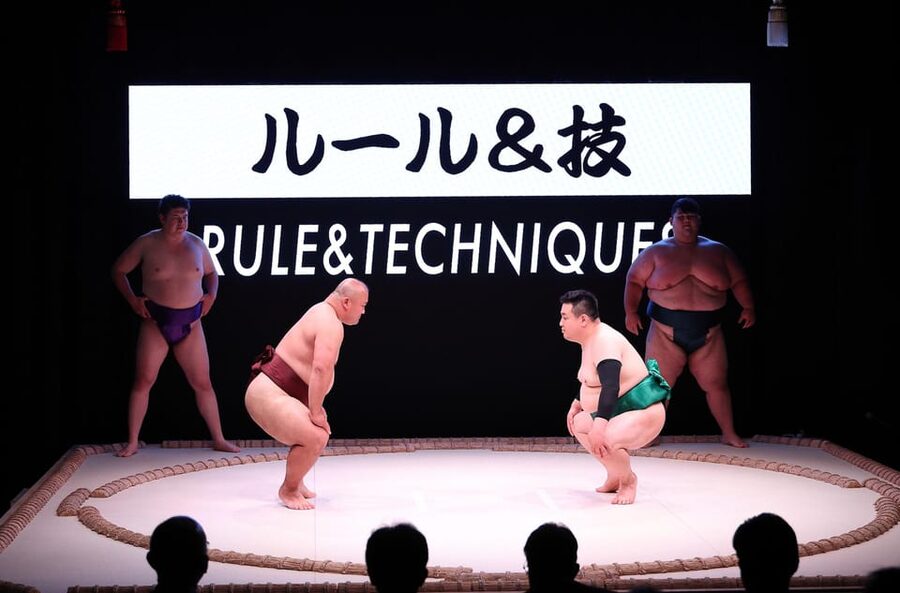 Osaka: Sumo Stage Show with Bento or Snack + Fight & Photo - Timing that actually works, plus the pre-show rakugo