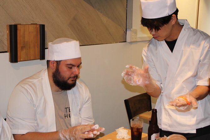 Osaka Sushi Making Experience - Small Group Energy in a Popular Spot