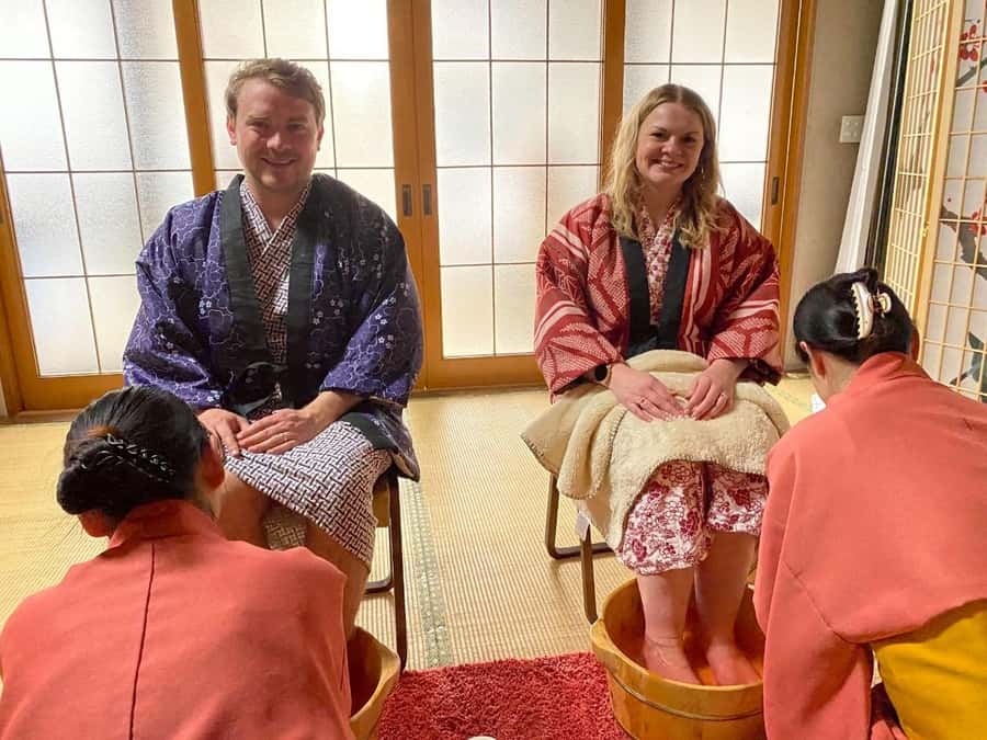 Osaka Temple Cool Foot Bath & Matcha Experience〈45min〉 - Key highlights you will actually feel