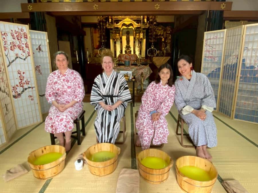 Osaka Temple Cool Foot Bath & Matcha Experience〈45min〉 - Cooling foot bath plus scrub massage: the real payoff after walking