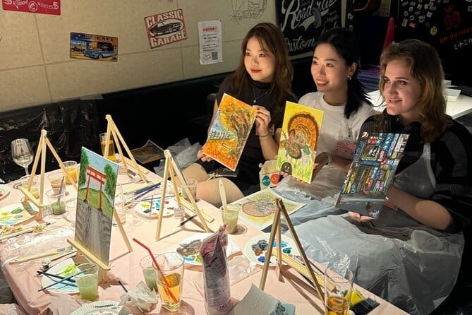 Paint and wine experience: Shibuya enjoying seasonal Japanese culture - Shibuya at Lad’s Dining, why this feels like seasonal Japan
