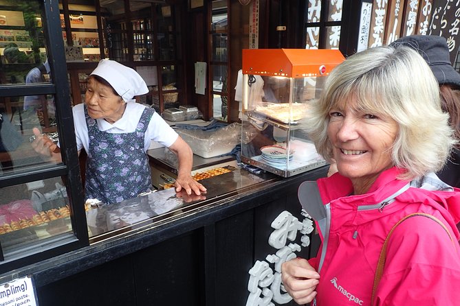 Private group Local Food Tour in Takayama - Entering Takayama’s Old Town with a food guide