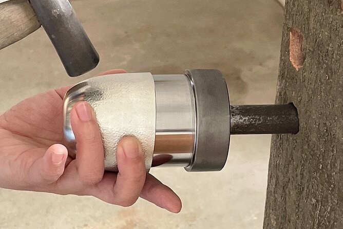 Private Pewter Sake Cup Experience with a Kyoto Artisan - What you make: the pewter sake cup, with real size and function