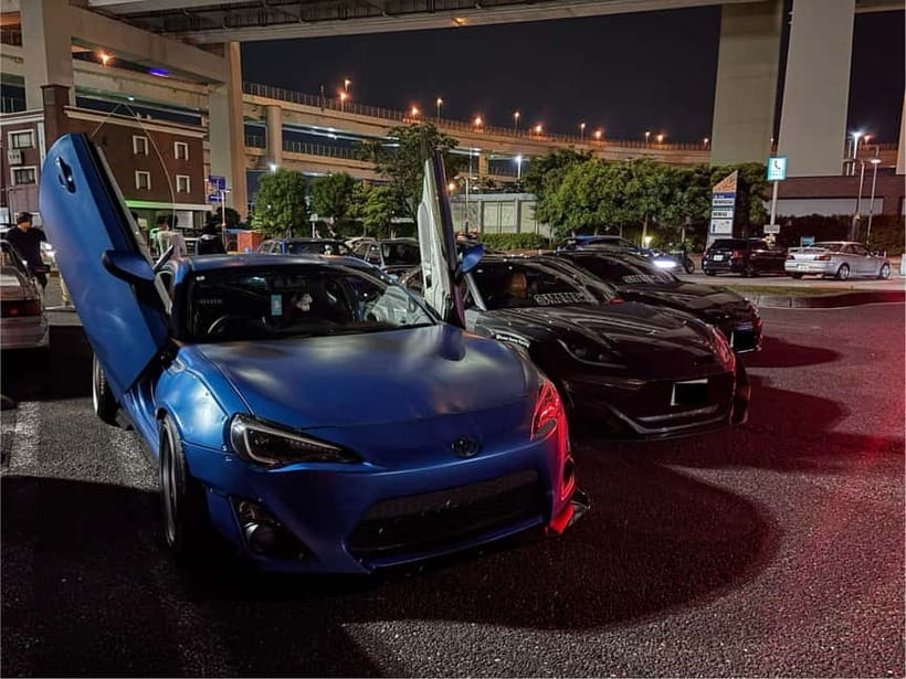 R34 Skyline 改】Daikoku PA & Tokyo private Tour - Heading Toward Daikoku PA: The Highway Part You Don’t Have to Stress