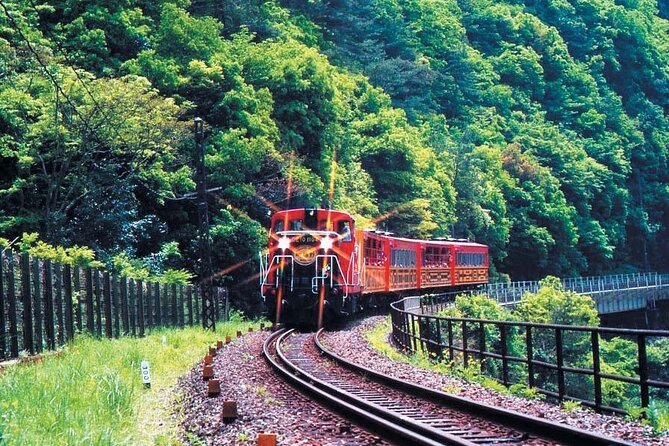 Sagano Romantic Train & Arashiyama, Kiyomizudera, Fushimi Inari Taisha Day Tour - Kiyomizu-dera’s wooden stage and Otowa Waterfall in 1 hour 15 minutes