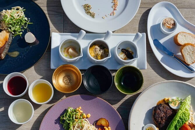Sake & Seasonal Delights Sake Pairing Lunch at the Brewery - Handa’s former wooden brewery, now a food and sake stop