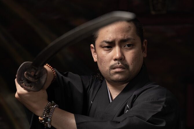 Samurai Training with Modern day Musashi in Kyoto - Learning an Actual Katana Kata (Form)