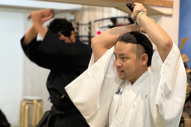 Samurai Training with Modern day Musashi in Kyoto - The Instructors Who Make It Feel Real: Seto Yushin, Jordan, and John