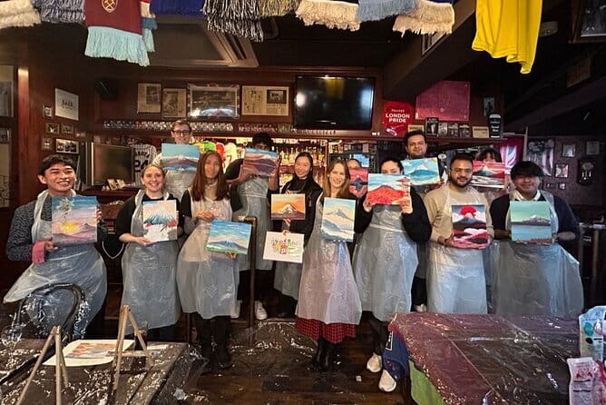 Seasonal Japanese Culture Osaka Paint and Wine Experience - The 3-Hour Flow: From Getting Set Up to Taking Home Art
