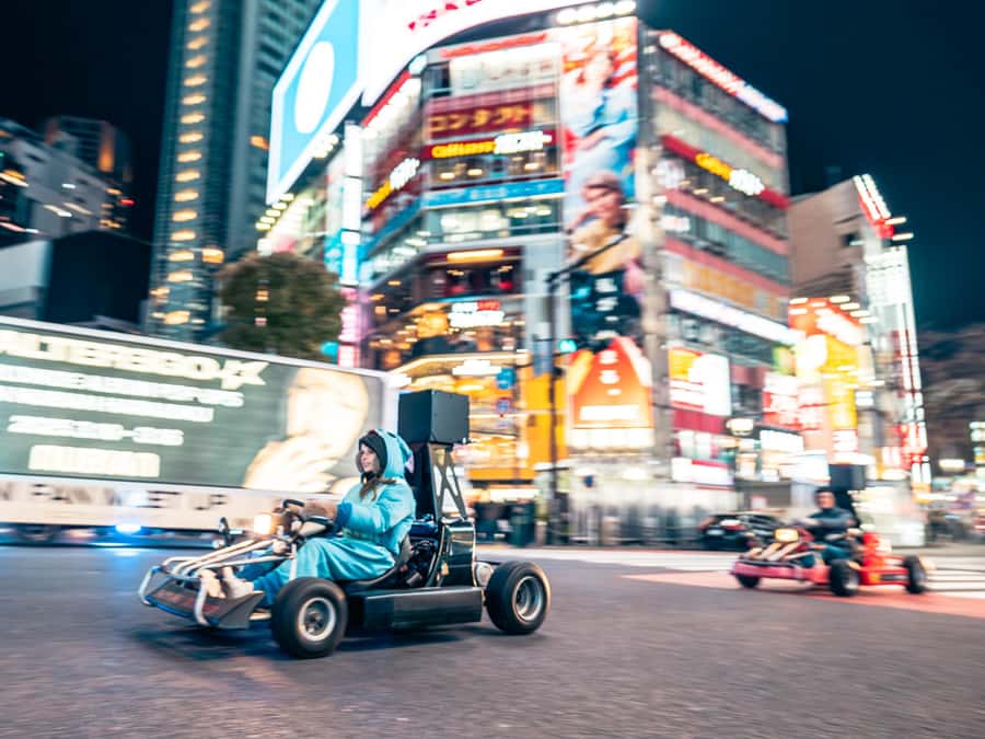 Shibuya#2 Go Karting Tour with Funny Costume - The 1-Hour Route: Shibuya Scramble, Omotesando, Harajuku