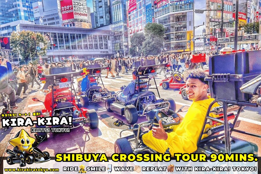 Shibuya Crossing x Tokyo Tower and more! Go-Kart Tour - Price and value for a 90-minute street loop