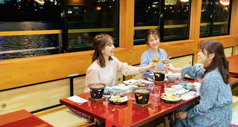 Sumida River: Japanese Traditional Yakatabune Dinner Cruise - Drinks and Service: Free-Flow Works, and It’s Not an Afterthought