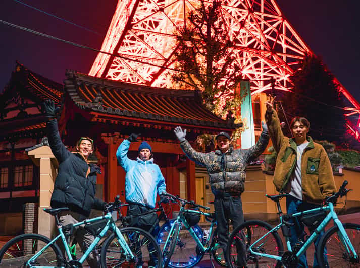 Tokyo: 2-Hour Night Bike Tour of the City's Hidden Gems - Shibuya Scramble Crossing Lights From a Bike Perspective