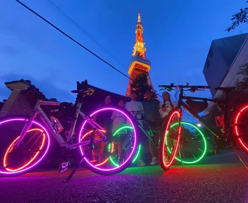Tokyo: 2-Hour Night Bike Tour of the City's Hidden Gems - The Tokyo Tower Finale You Came For