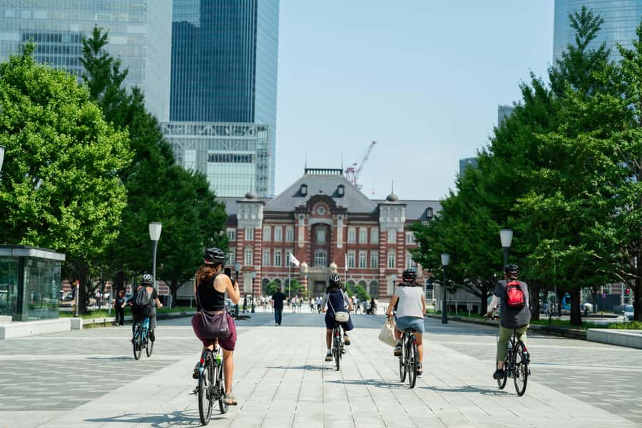 Tokyo: 3-hour Guided E-Bike Tour of the City's Hidden Gems - Tokyo Bay Route: Sumiyoshi Shrine, Tsukuda area, Odaiba waterfront, Rainbow Bridge