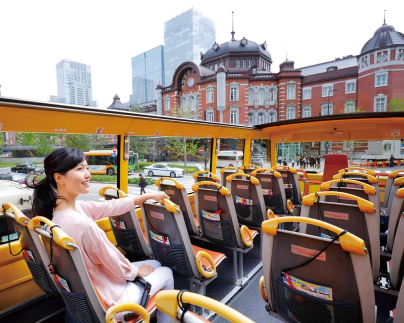 Tokyo: 60min Panoramic Open Top Bus Tour with Audio Guide - Finding Hato Bus Tokyo Office (Tokyo Station) Without Stress