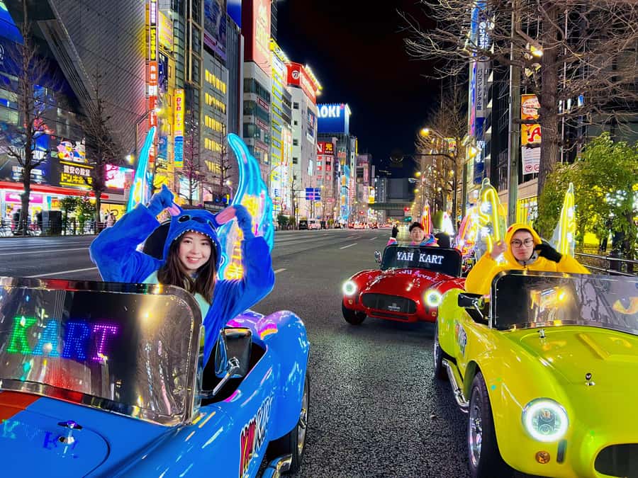 Tokyo: Akihabara/Asakusa Go-Karting Tour (including guide) - Akihabara by Go-Kart: Neon, Speed, and Real City Feeling