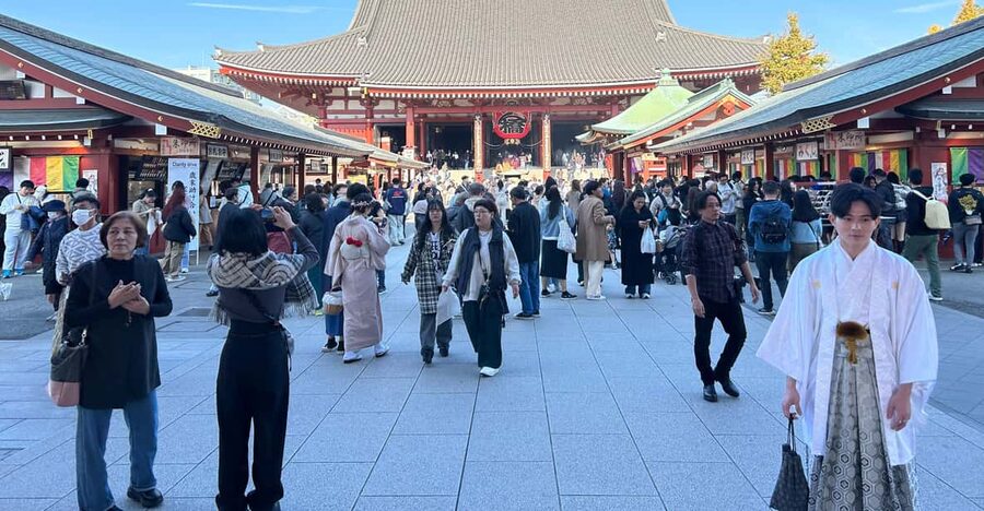 Tokyo Asakusa sightseeing and history walking tour - Asakusa Shrine: the Shinto side, plus Sanja Festival origin stories