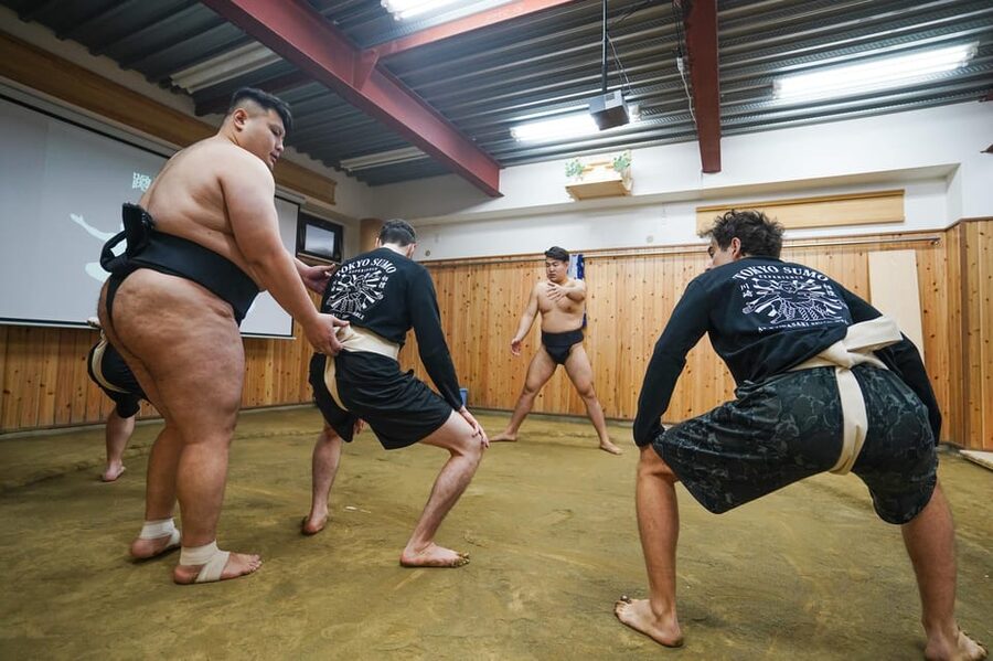 Tokyo: Authentic Sumo Wrestling Experience with Lunch - Chanko-nabe lunch and the chicken dumpling workshop with wrestlers