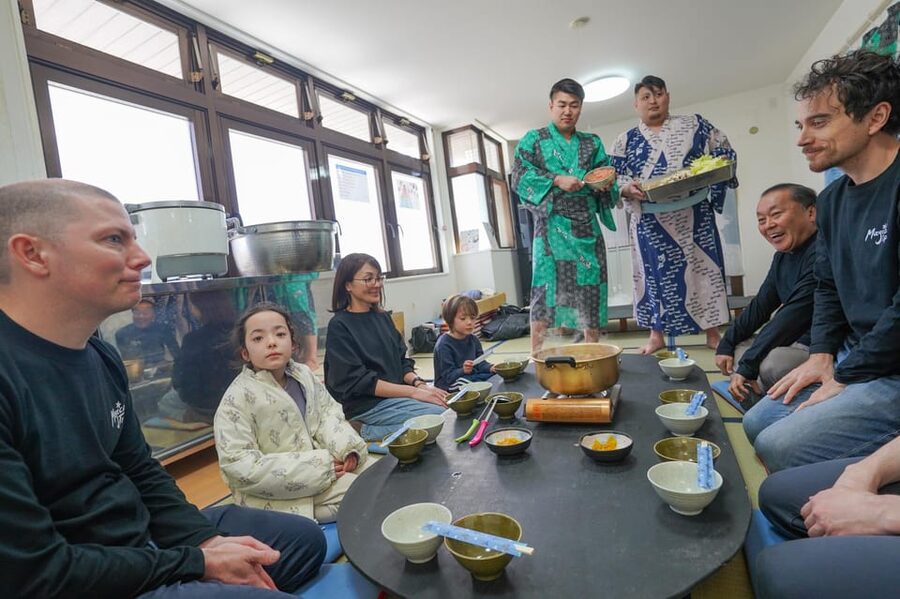 Tokyo: Authentic Sumo Wrestling Experience with Lunch - Photos, T-shirt, and memorial handprints that actually mean something