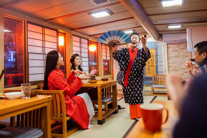 Tokyo Bay Yakatabune Dinner/Day Cruise with Japan Show and Drinks - Seating Reality on a Small Boat: Tatami, Chairs, and Shared Tables