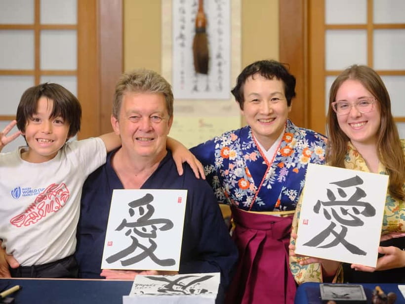 Tokyo: Calligraphy Experience with yukata or Samue - Your Brush Starter Kit: Tools, Strokes, and That First Kanji