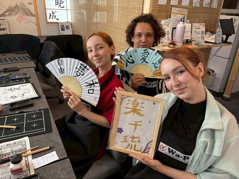 Tokyo:Calligraphy &Make your original folding fan in Asakusa - Key things I found most compelling