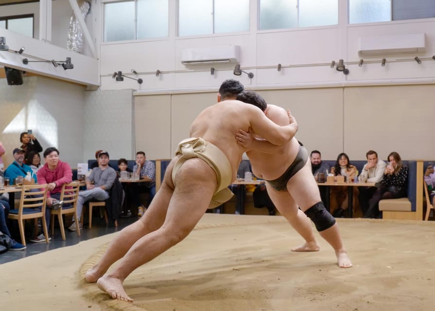 Tokyo: Challenge Sumo Wrestlers and Enjoy Meal - How the Sumo Costume and Ring Challenge Works