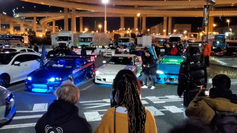 Tokyo: Daikoku JDM Car Meet in the Famous 303 600HP GTR R-35 - Timing, distance, and what 3 hours feels like