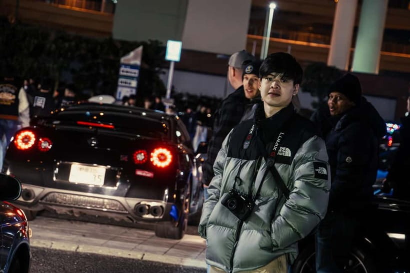 Tokyo Drift: Modfied Supra Night JDM Daikoku Experience - Umihotaru PA on the sea when Daikoku is closed