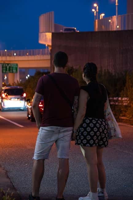 Tokyo Drift: Modfied Supra Night JDM Daikoku Experience - Rainbow Bridge night views and your final drop-off