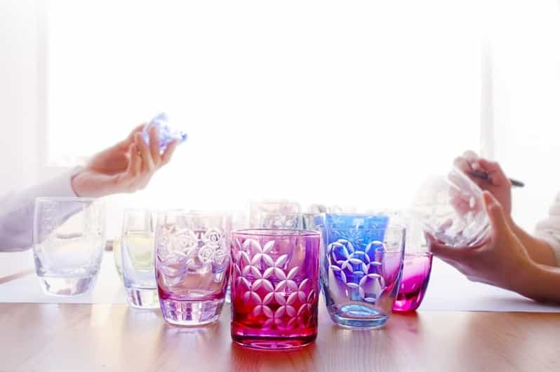 Tokyo: Edo Kiriko Traditional Glass Carving Class - Picking Your Glass and Pattern: Blue, Pink, Yellow, and More Than 20 Options