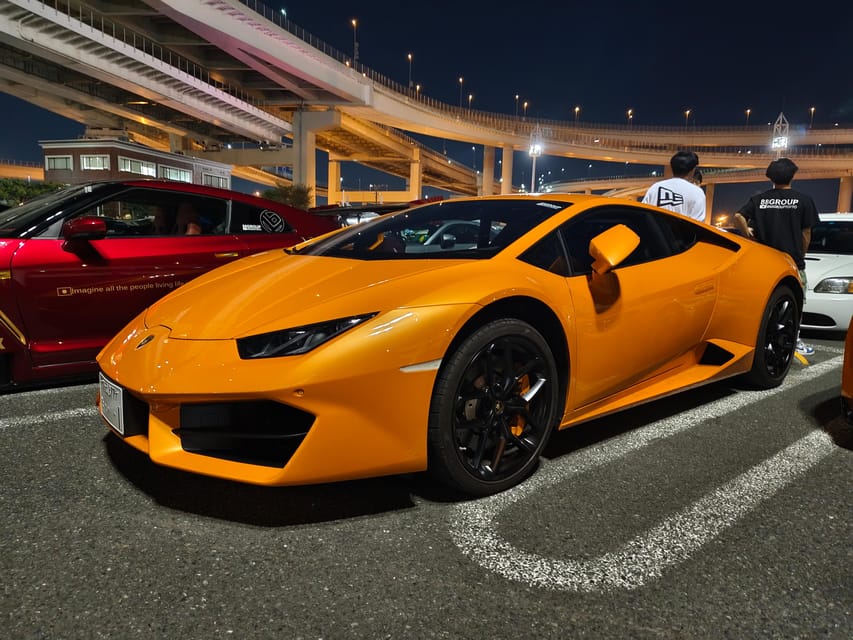 Tokyo: Fantastic Daikoku car meeting&c1 high way car tour - The Silver Lexus Ride: C1 Loop and Wangan Highways