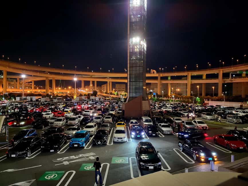 Tokyo: Go Daikoku PA Fast & Furious 3 Sports car meet - Tokyo Video Gamers, Akihabara: the start of your car-night