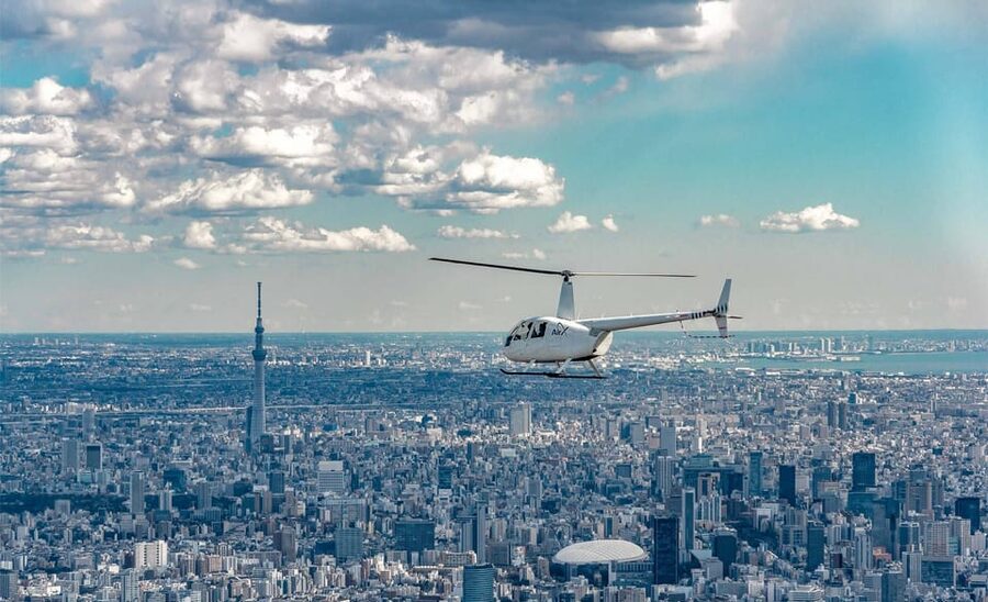 Tokyo: Guided Helicopter Ride - Flight routes: Tokyo Tower, Skytree, Shinjuku, Fuji, Yokohama, Enoshima