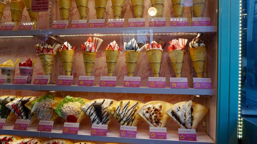 Tokyo: Harajuku Meiji Shrine to Shibuya Crossing Guided Tour - Harajuku Takeshita Street Crepe Stop: Food as a Shortcut to Local Vibe