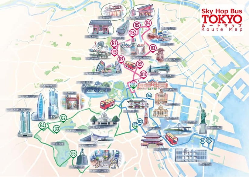 Tokyo: Hop-On Hop-Off Sightseeing Bus Ticket - Route 1: The Skytree to Asakusa to Akihabara Loop
