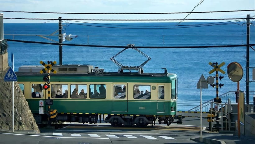 Tokyo: Kamakura & Enoshima Day Tour with Pickup & Train Ride - Shonan coast park views and the Enoden ride that makes the day feel local