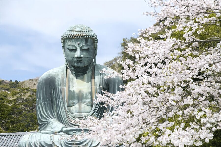 Tokyo: Kamakura & Enoshima Day Tour with Pickup & Train Ride - Great Buddha of Kamakura: the bronze finale with real quiet time nearby