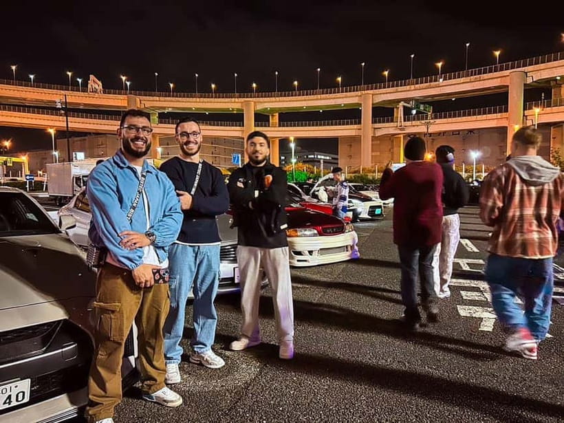 Tokyo: Legendary JDM CAR Daikoku Underground Meetup - Guides make the difference: from Hana to Ryu and Jay