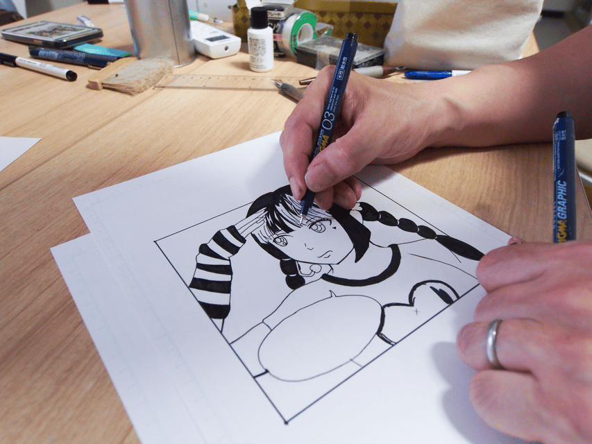Tokyo: Manga Drawing Workshop Guided by Pro Manga Artist - Tools and Techniques: Lines, Blacks, and Screen Tones