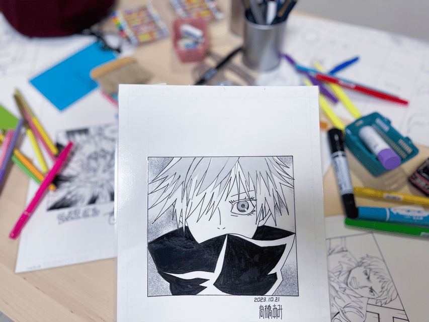Tokyo: Manga Drawing Workshop Guided by Pro Manga Artist - What You Take Home: A Wall-Ready Manga Keepsake