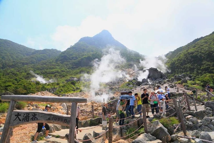 Tokyo: Mt. Fuji Tour, Hakone Ropeway, Owakudani, Lake Ashi - Owakudani Volcanic Valley and the Black Eggs You Can Actually Try