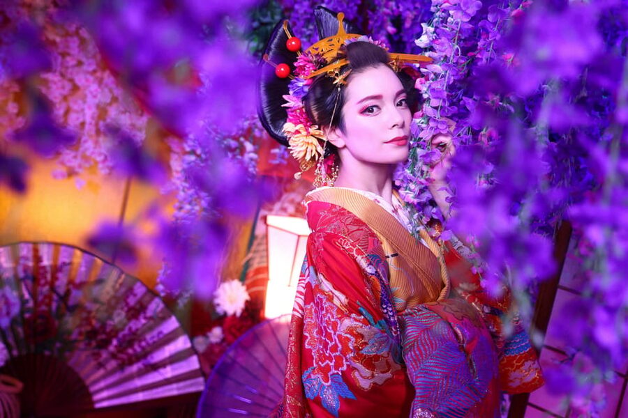 Tokyo: Private Makeover Photography Studio in Luxury Kimono - How Your 150-Minute Studio Session Really Flows