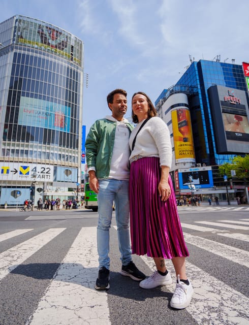 Tokyo: Private Photoshoot at Shibuya Crossing - American Eagle Meeting Point: Starting Easy