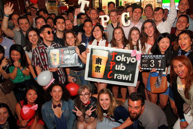 Tokyo Pub Crawl - Stop Two for 80 More Minutes: Deals, Shots, and a Moving Crowd