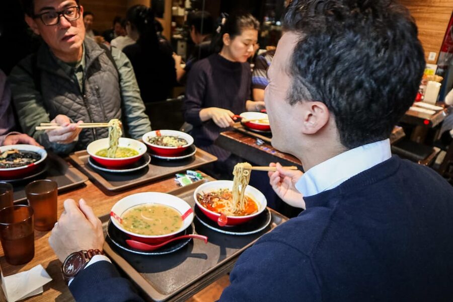 Tokyo: Ramen Tasting Tour with 6 Mini Bowls of Ramen - The walking reality: 3 km, three neighborhoods, one practical pace