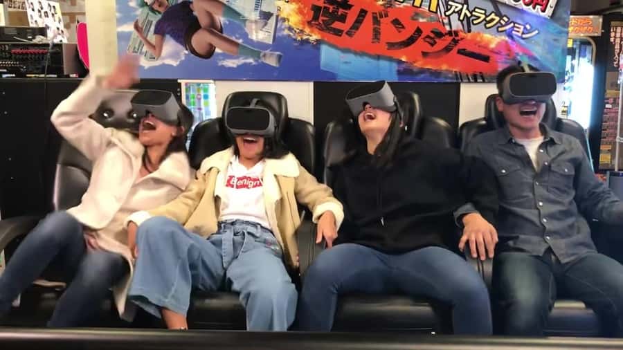 Tokyo: 'Red Tokyo Tower' Digital Amusement Park Ticket - 4th Floor Attraction Zone: 360° VR thrill ride, wind and vibration, plus active games