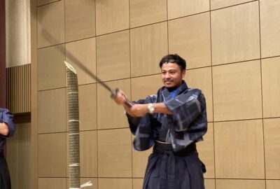 Samurai Experience with a real sword